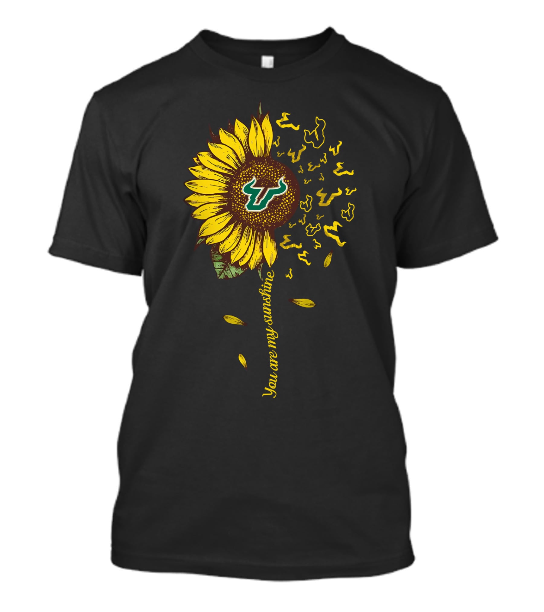 Sunflower You Are My Sunshine Bulls T-Shirt