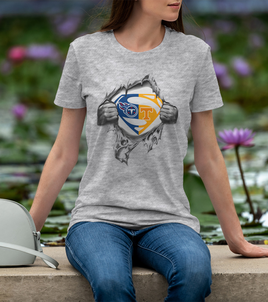 Tennessee Titans Volunteers Superman T-Shirt