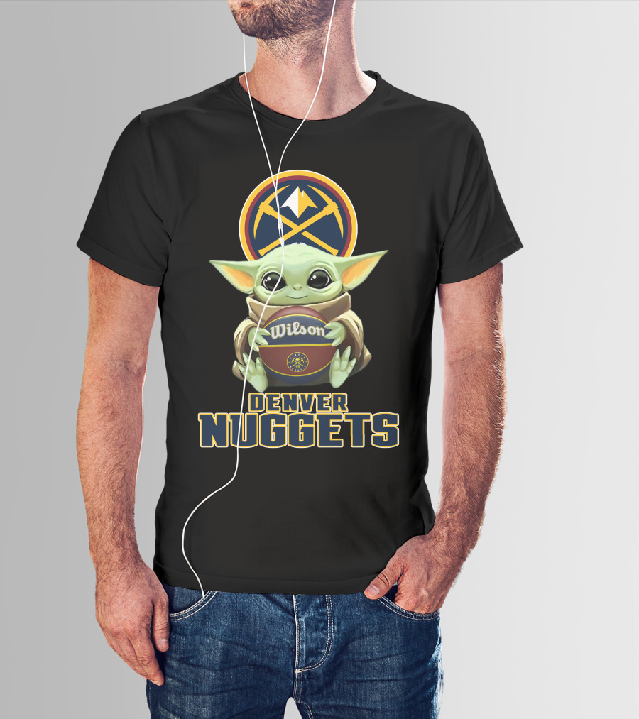 Denver Nuggets Baby Yoda Wilson Basketball T-Shirt