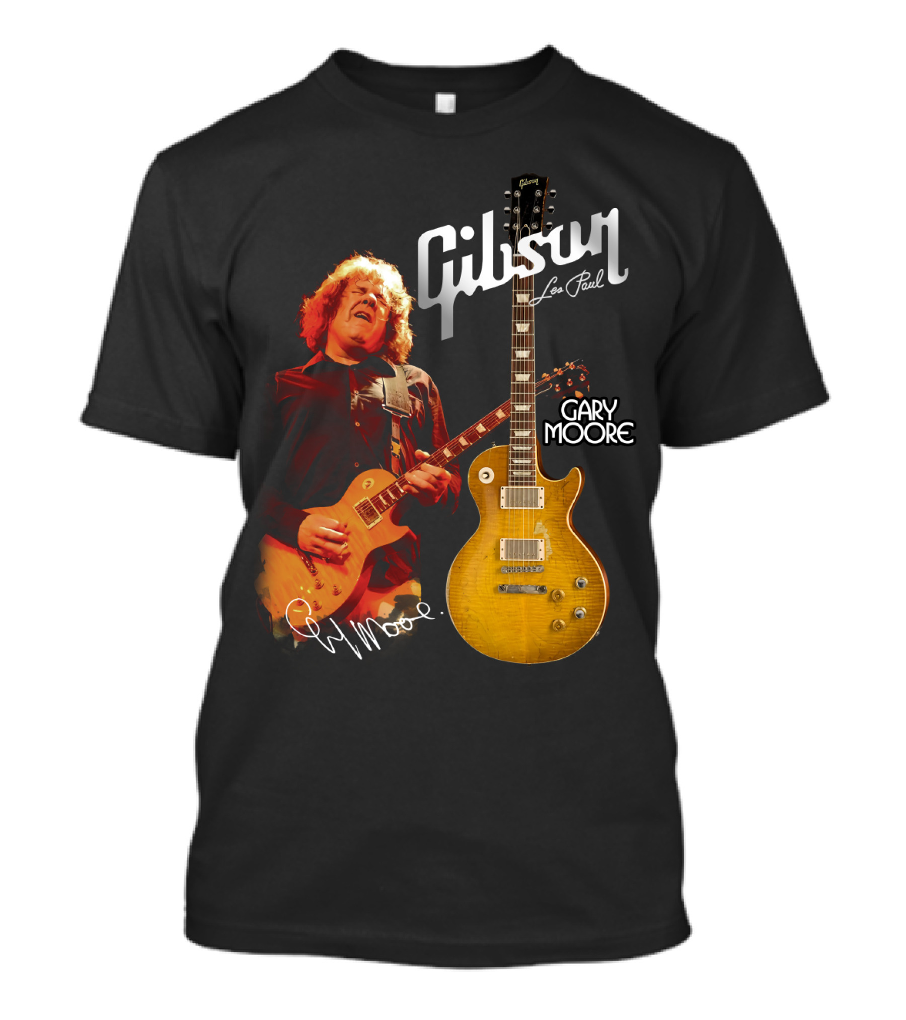 Gary Moore Gibson Les Paul Guitar Signature Series T-Shirt