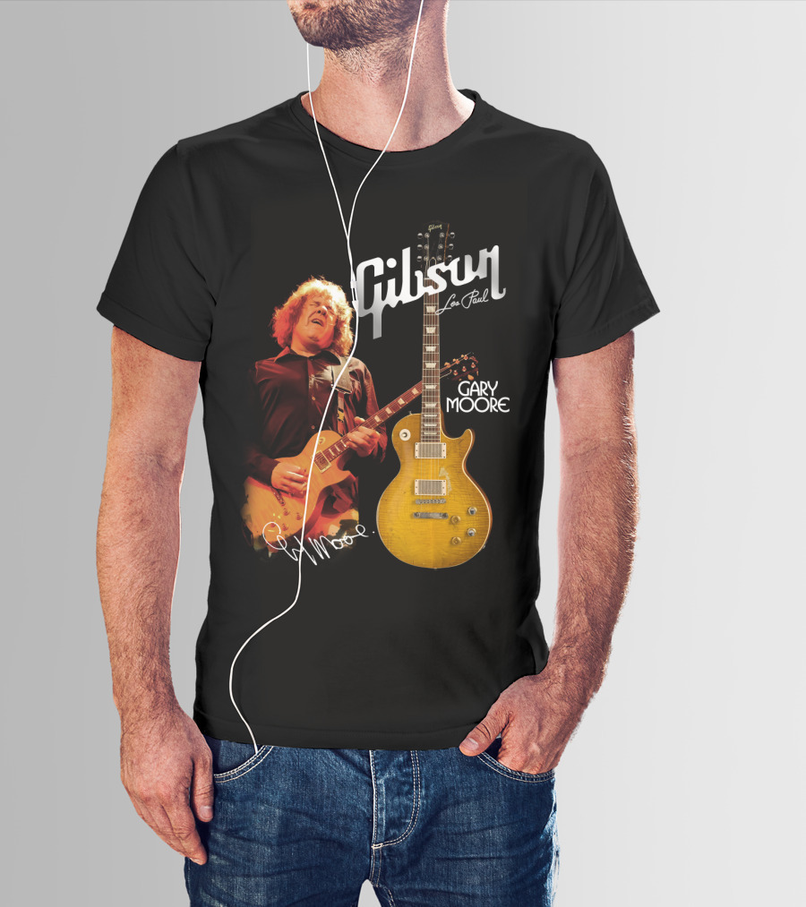 Gary Moore Gibson Les Paul Guitar Signature Series T-Shirt