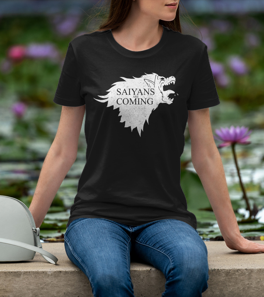 Saiyans Are Coming Direwolf Emblem T-Shirt