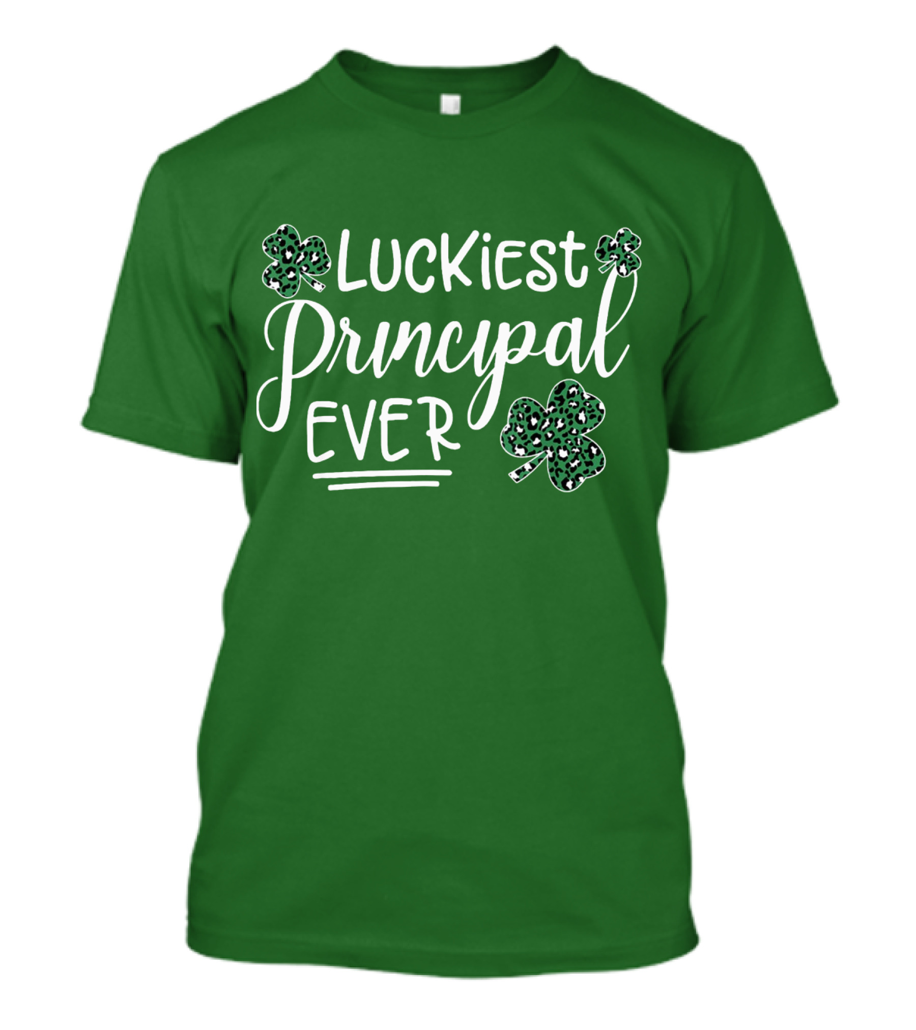 Luckiest Principal Ever Shamrock St Patrick's Day T-Shirt