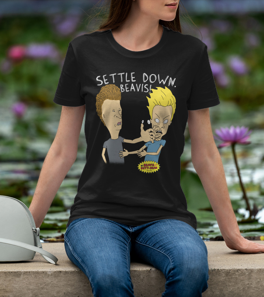 Settle Down Beavis Beavis And Butthead T-Shirt