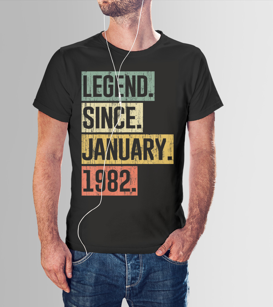 Legend Since January 1982 T-Shirt