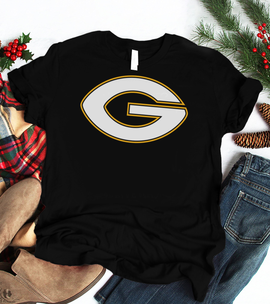 Green Bay Packers Football Oval G T-Shirt