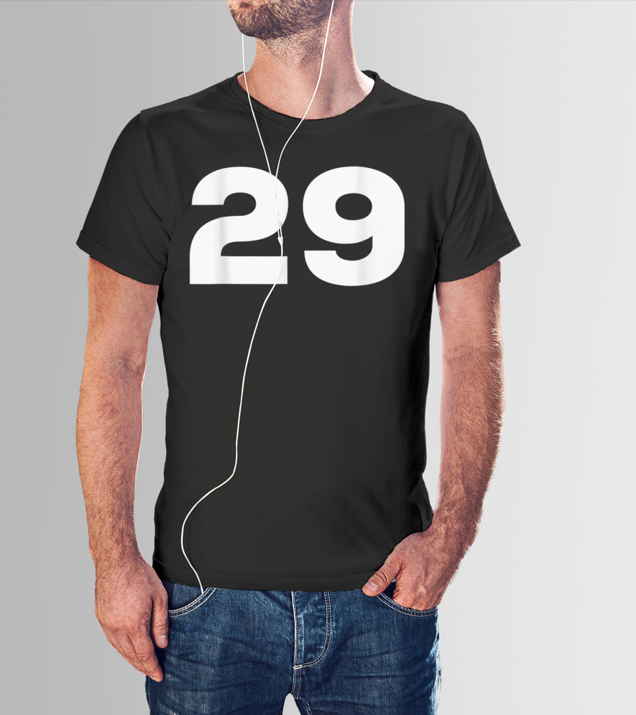 29 Number Jersey Style Sport Team Group Fan T-Shirt