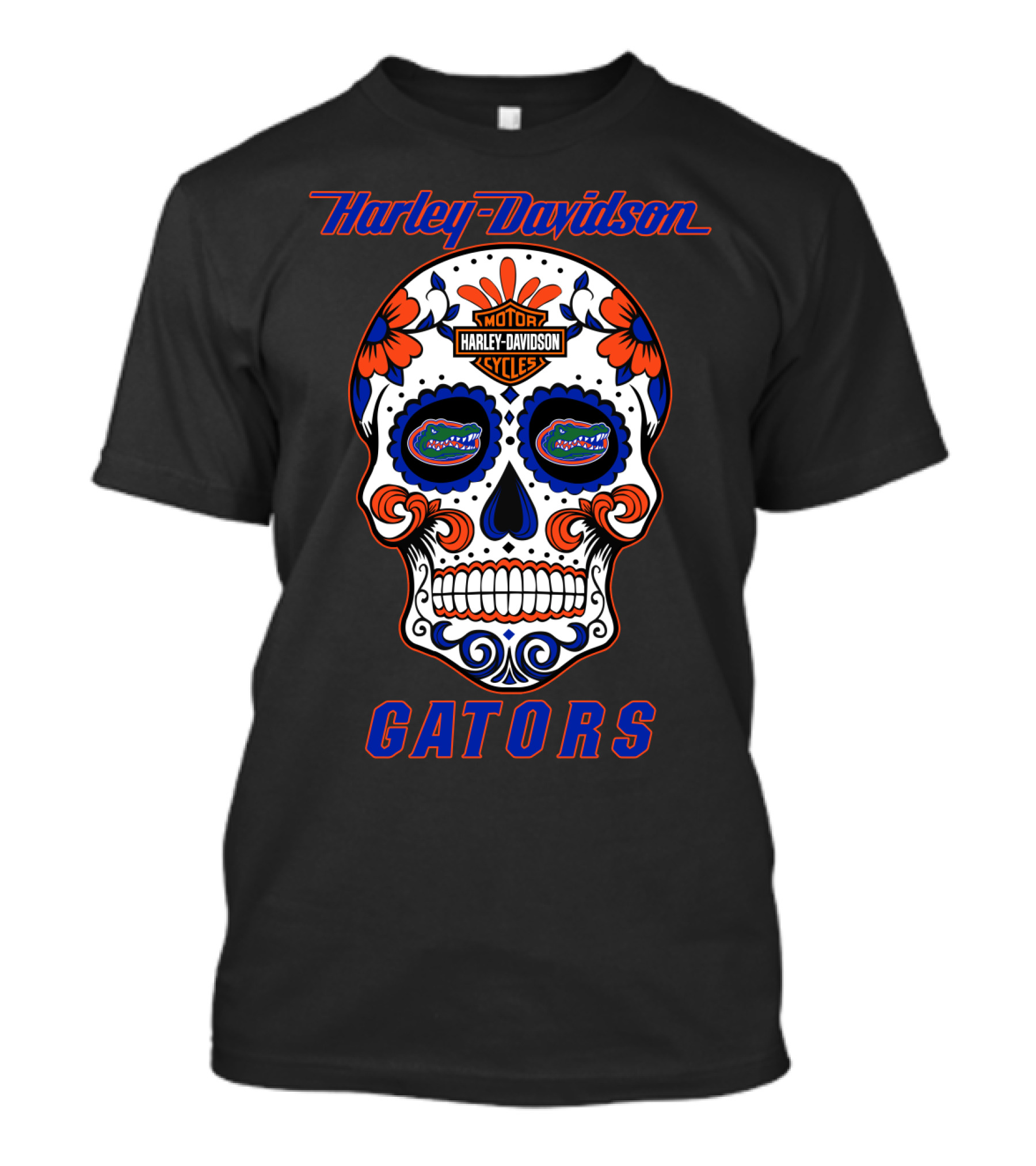 Harley Davidson Florida Gators Sugar Skull T-Shirt