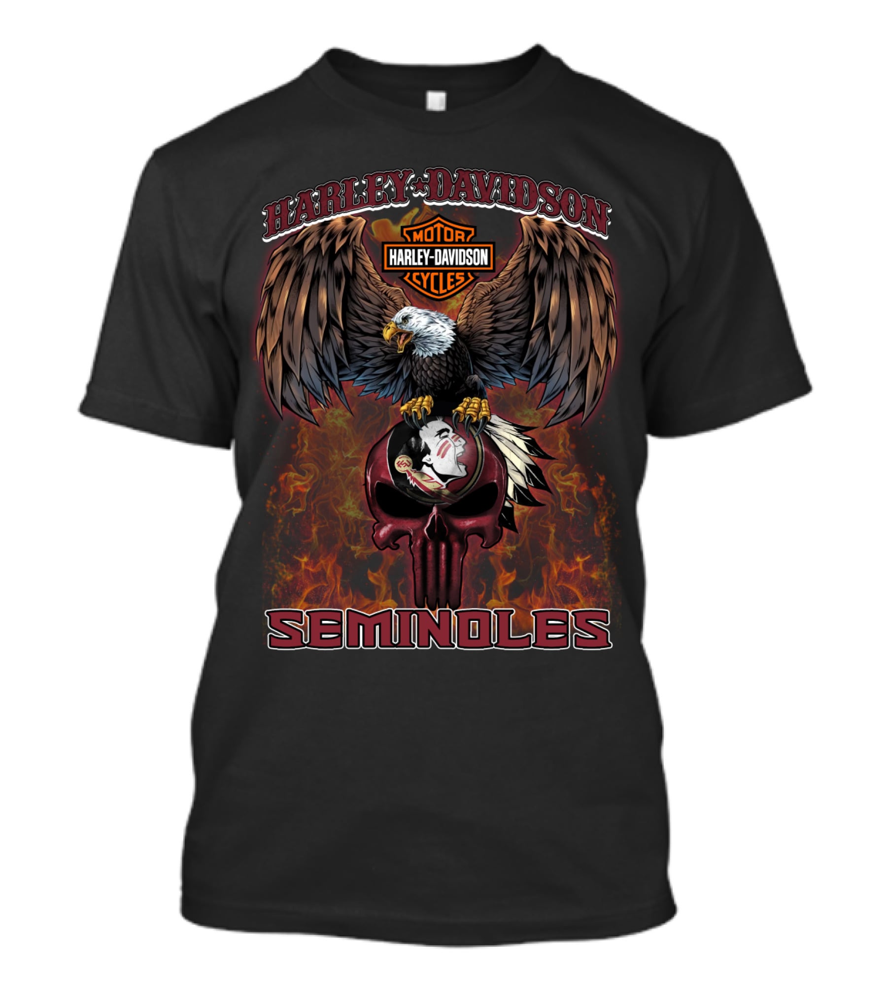 Harley Davidson Motorcycles Seminoles T-Shirt