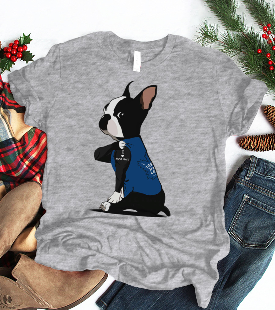 Toronto Maple Leafs I Love Maple Leafs Bulldog T-Shirt