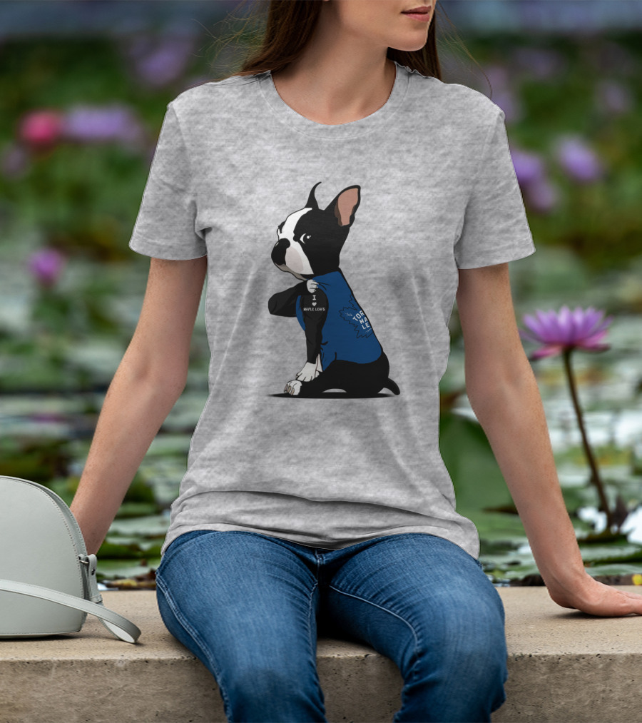 Toronto Maple Leafs I Love Maple Leafs Bulldog T-Shirt