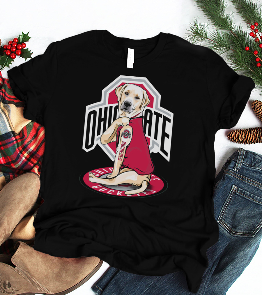 Ohio State Buckeyes Labrador Retriever T-Shirt