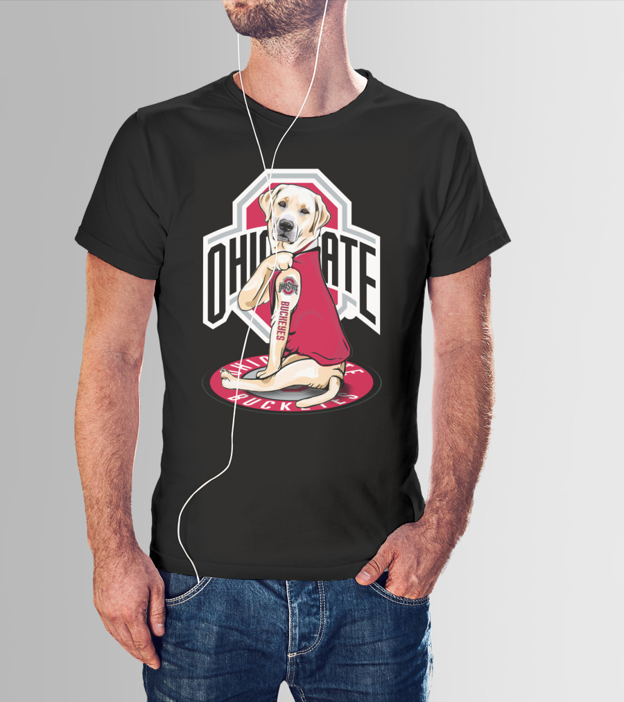 Ohio State Buckeyes Labrador Retriever T-Shirt