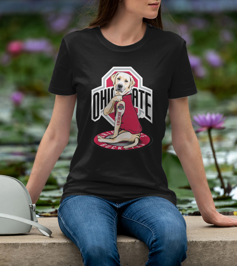 Ohio State Buckeyes Labrador Retriever T-Shirt