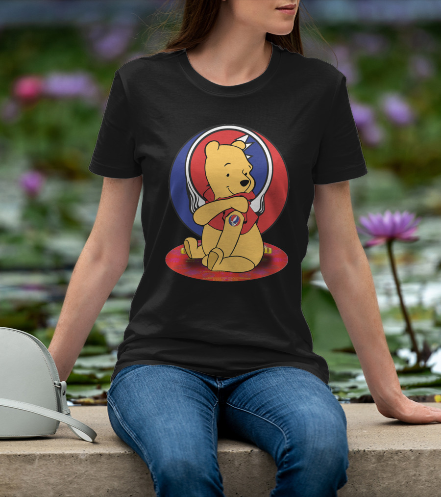 Winnie The Pooh Grateful Dead Steal Your Face T-Shirt