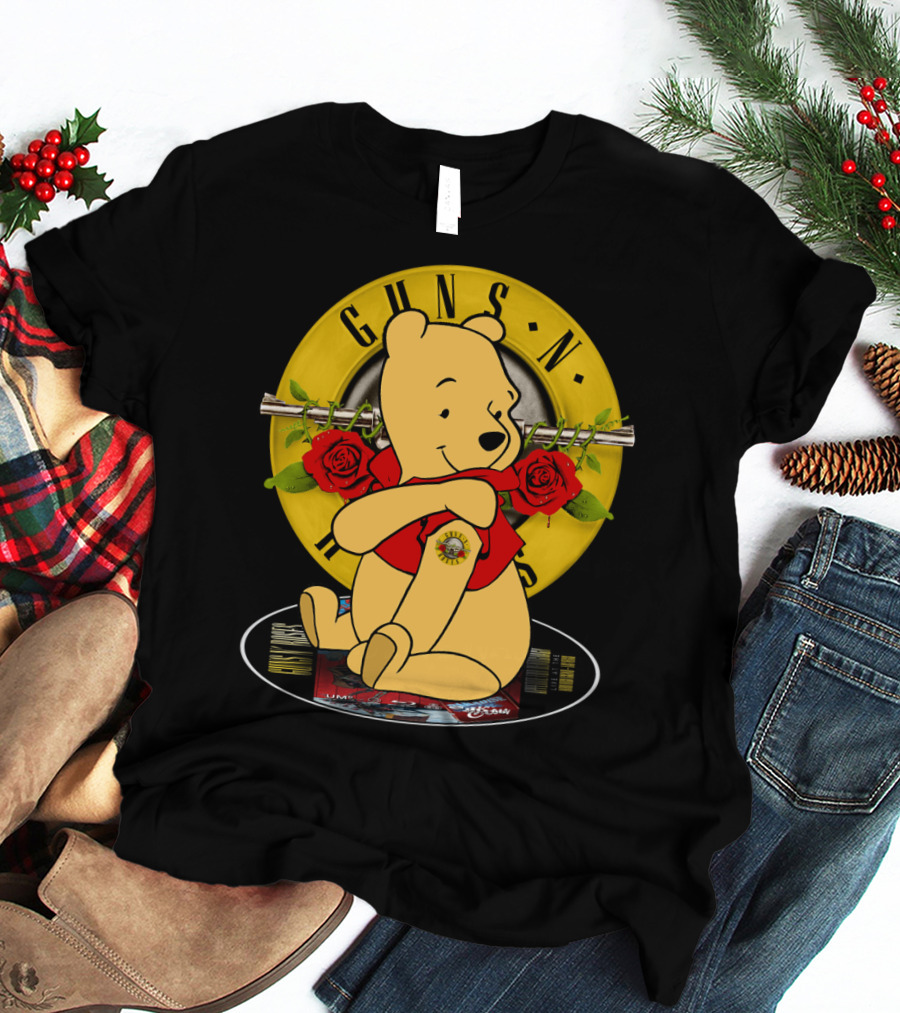 Guns N’ Roses Pooh Bear Mashup T-Shirt