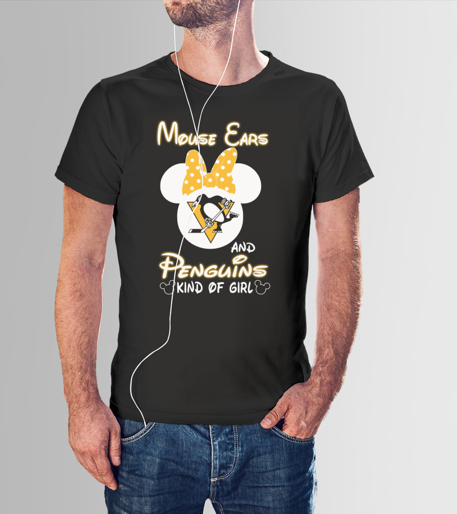 Mouse Ears And Penguins Kind Of Girl T-Shirt