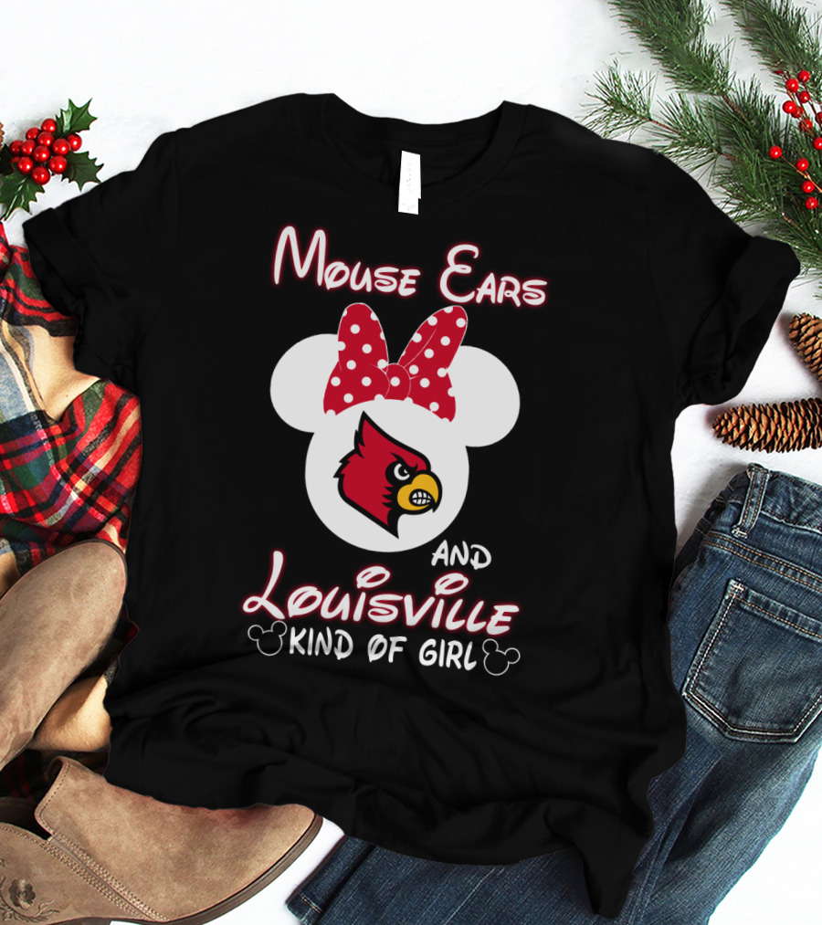 Mouse Ears And Louisville Kind Of Girl T-Shirt