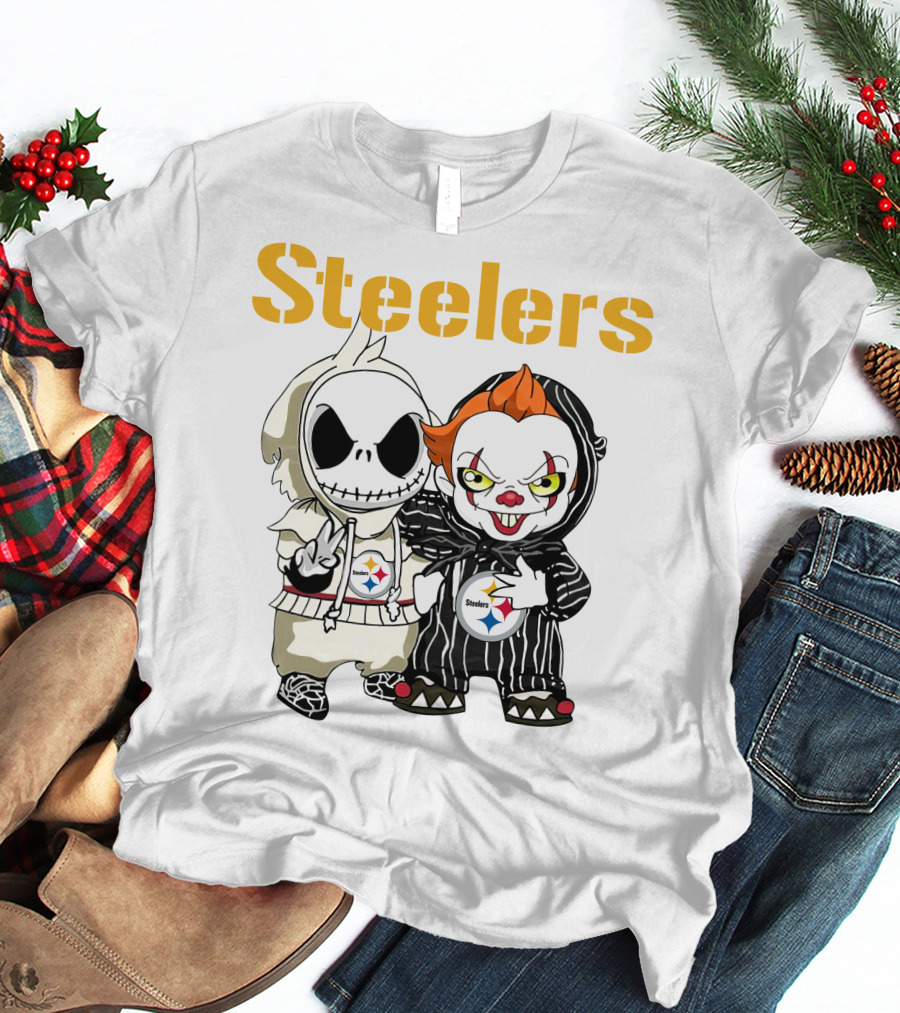 Steelers Jack Pennywise Cartoon Characters T-Shirt