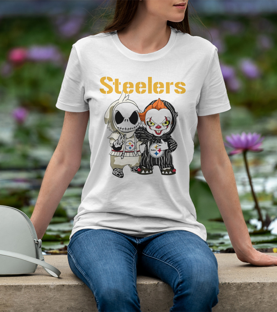 Steelers Jack Pennywise Cartoon Characters T-Shirt
