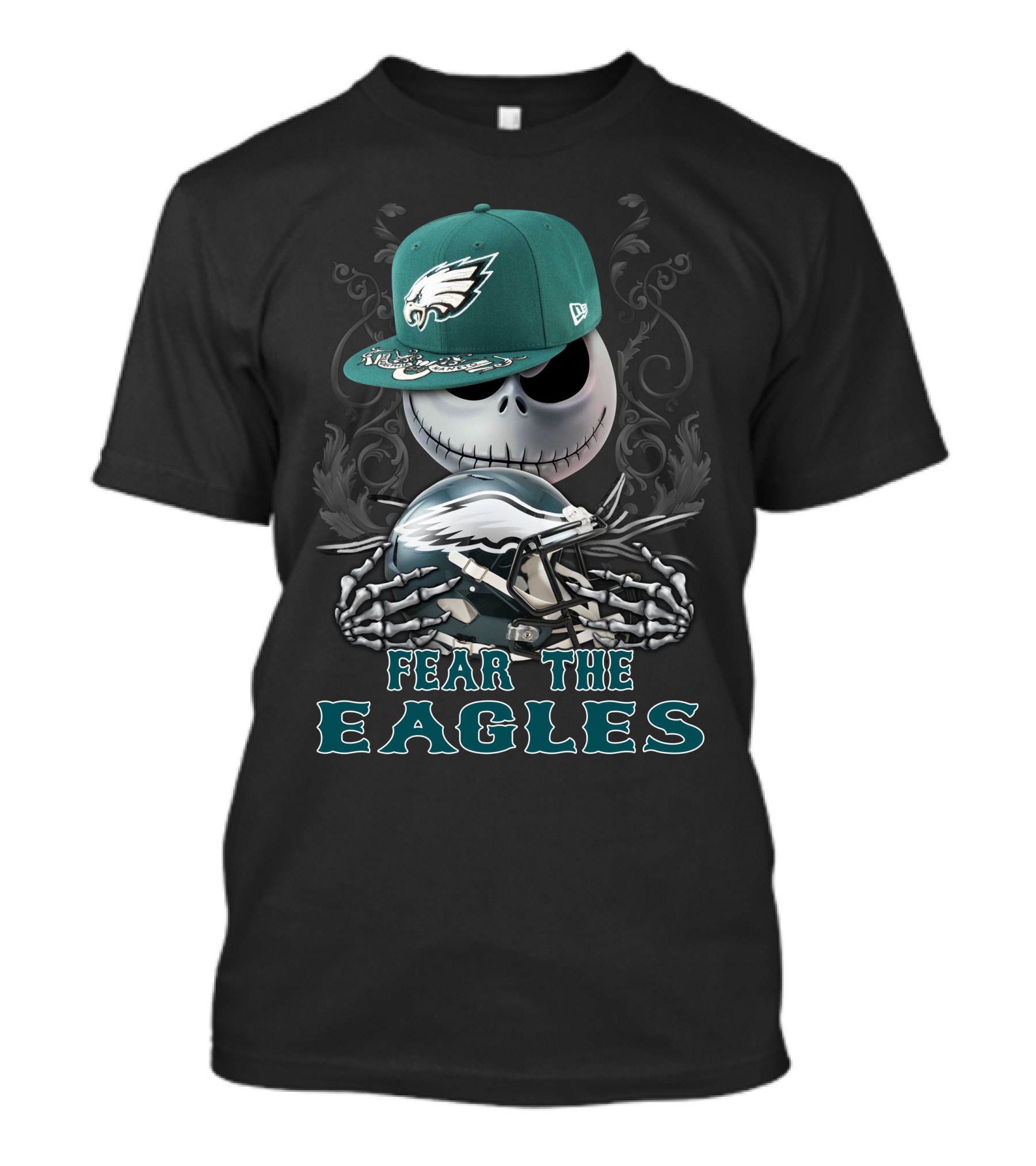 Fear The Eagles Ds001-24 Philadelphia Eagles T-Shirt