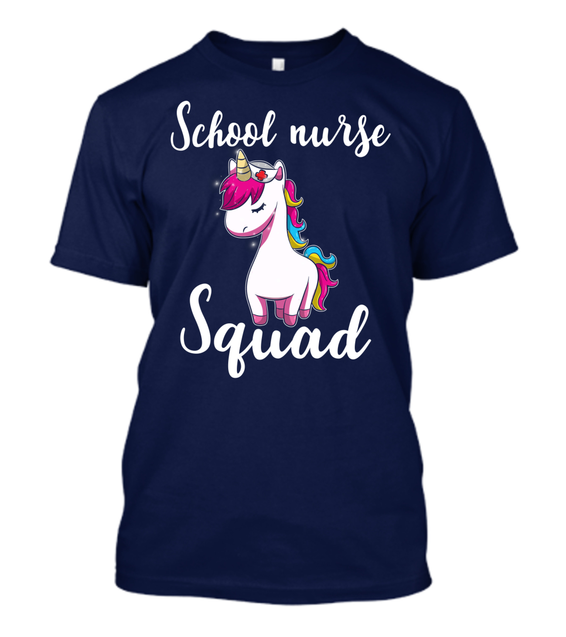 School Nurse Squad Unicorn T-Shirt
