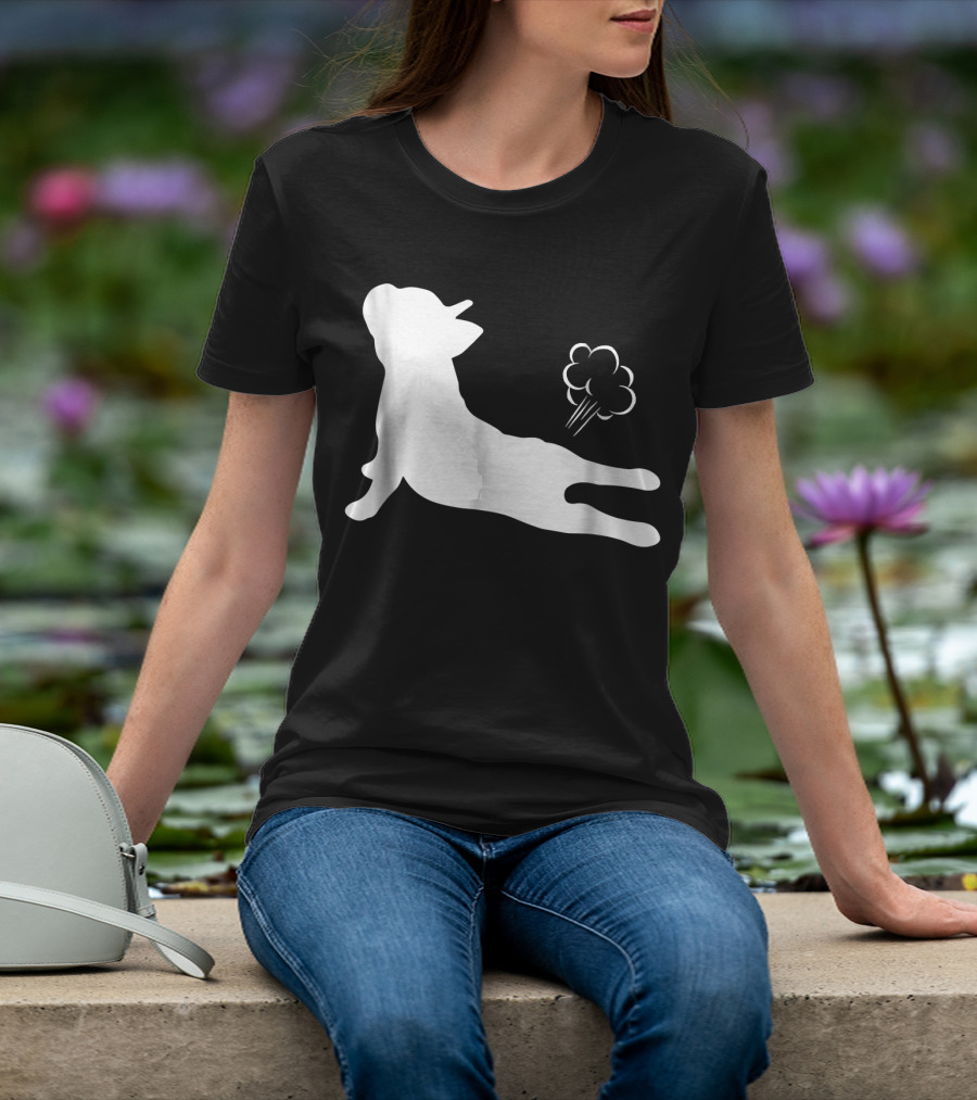 French Bulldog Yoga Exhale Pose Humor T-Shirt