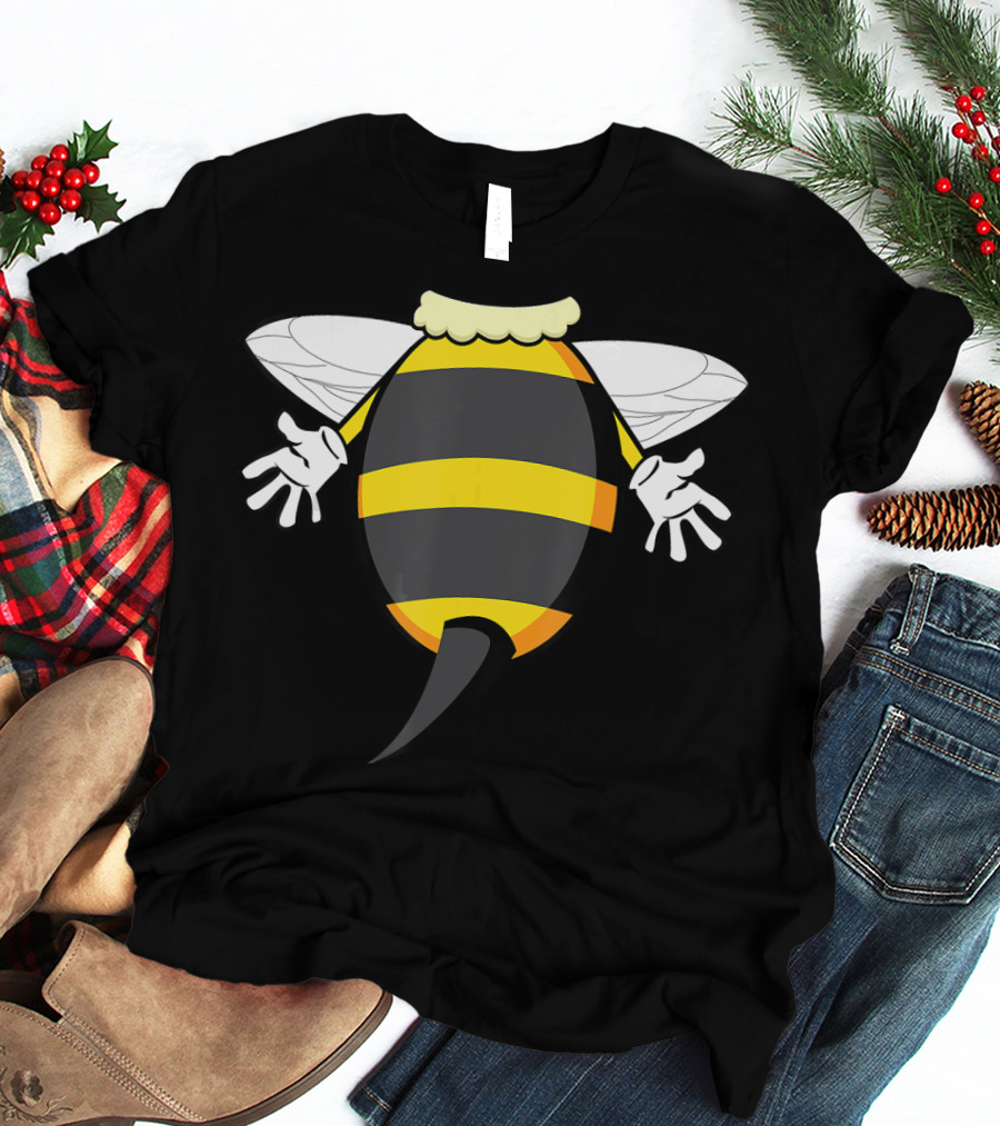 Funny Bee Costume Buzzing Honeybee Look T-Shirt