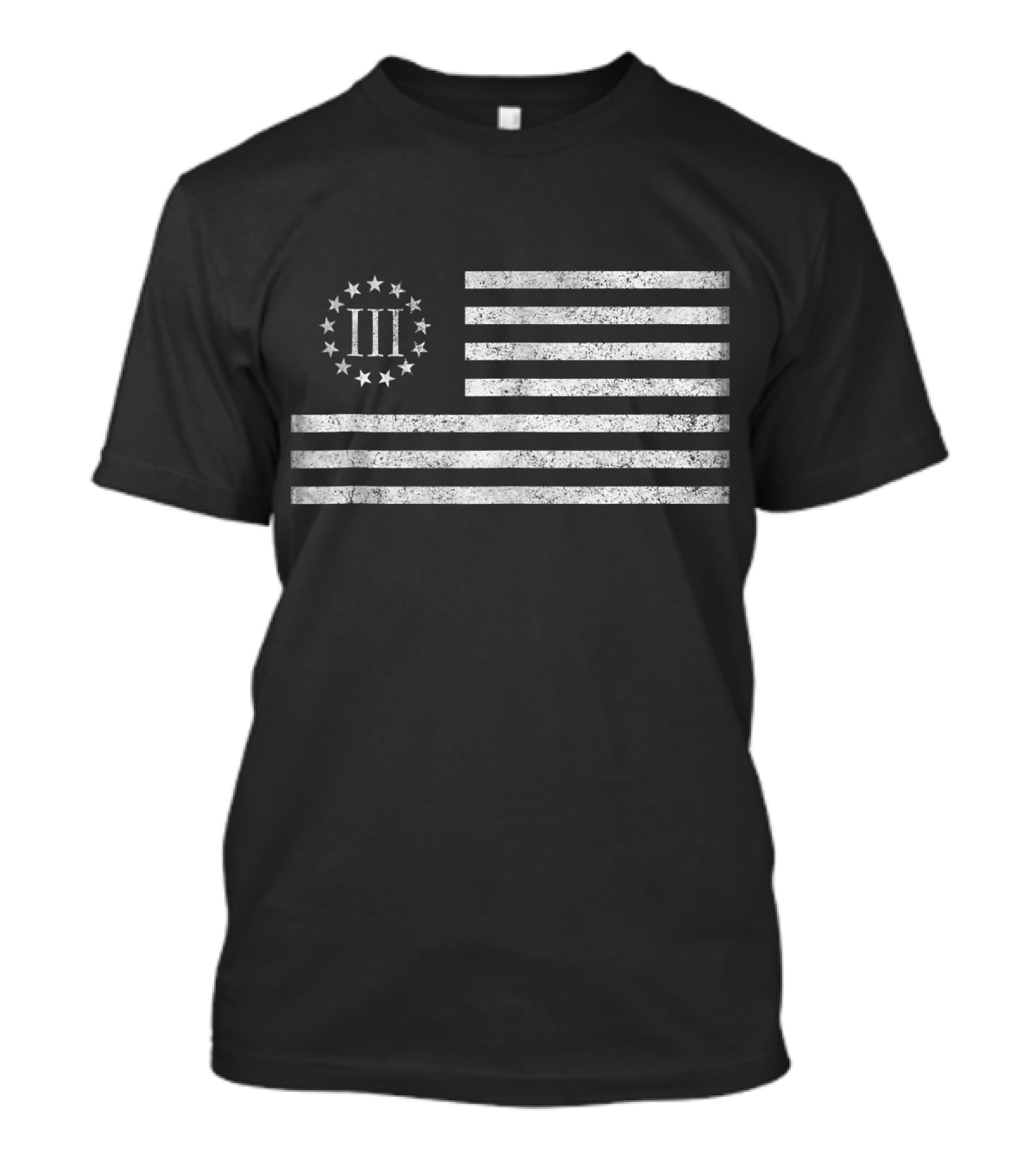 3 III Percenters Betsy Ross Flag With Oath Keepers T-Shirt