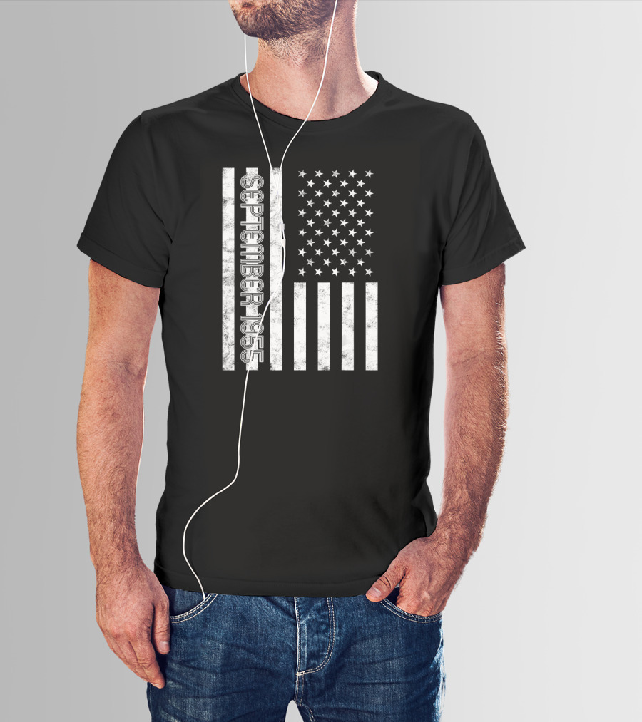 September 1955 American Flag T-Shirt
