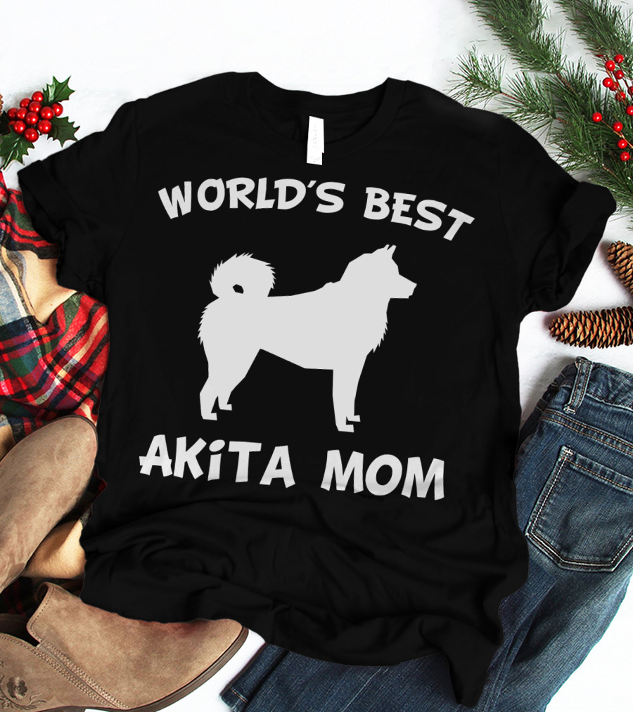 World's Best Akita Mom Dog Owner T-Shirt