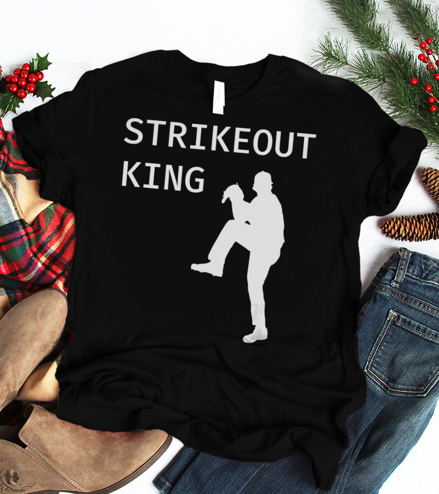 STRIKEOUT KING Baseball Pitcher T-Shirt