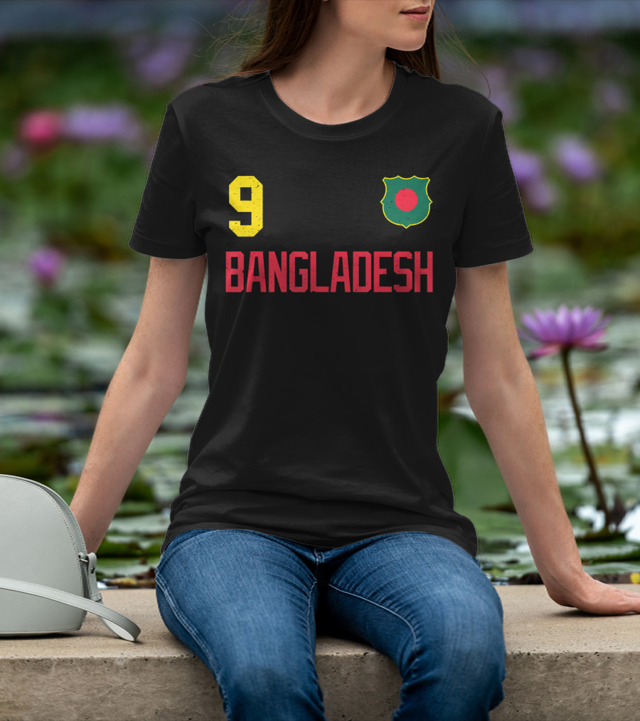 9 Bangladesh Football Soccer Cricket T-Shirt