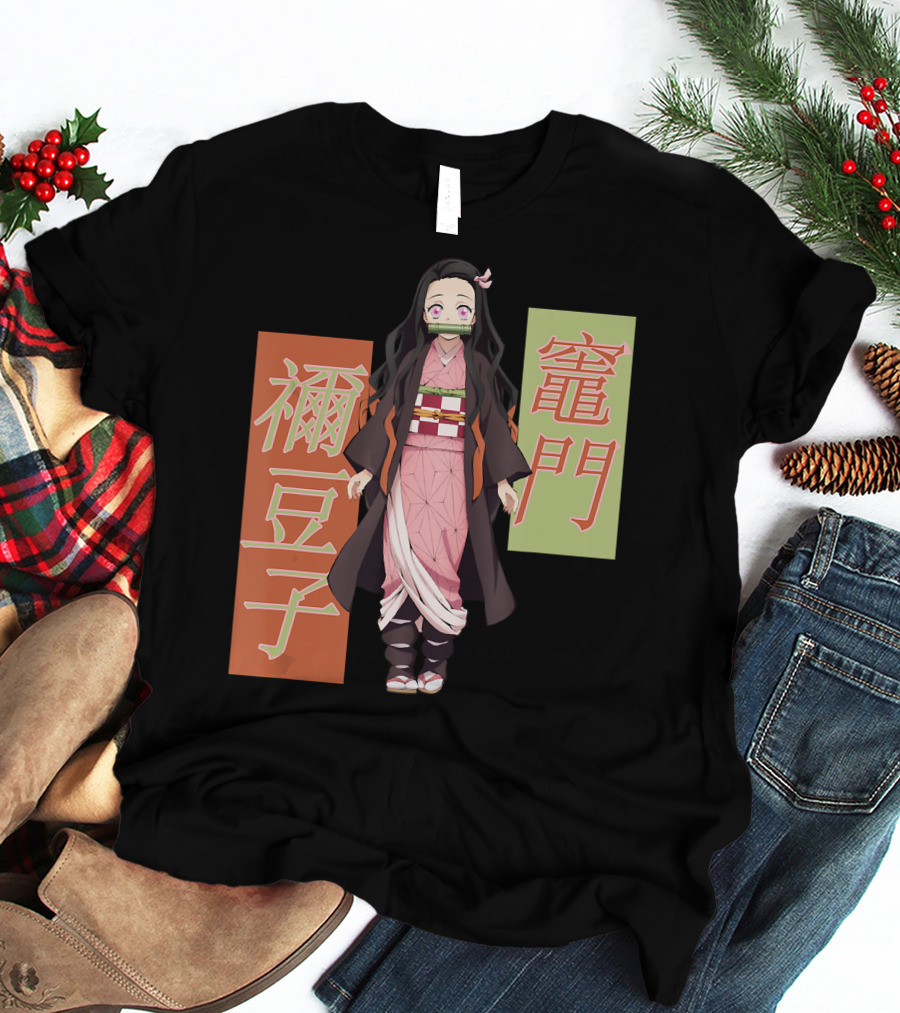 Demon Slayer Nezuko Kanji Character T-Shirt