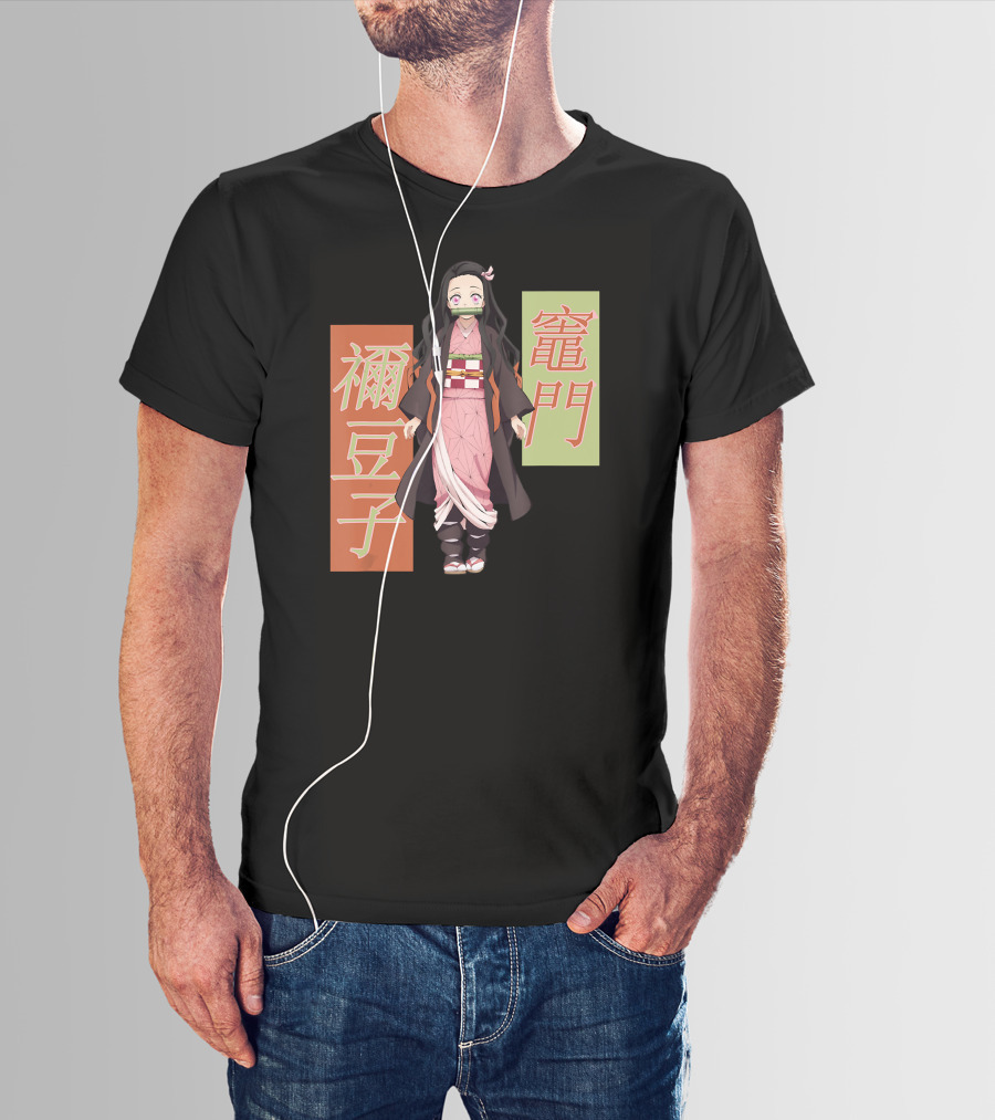 Demon Slayer Nezuko Kanji Character T-Shirt