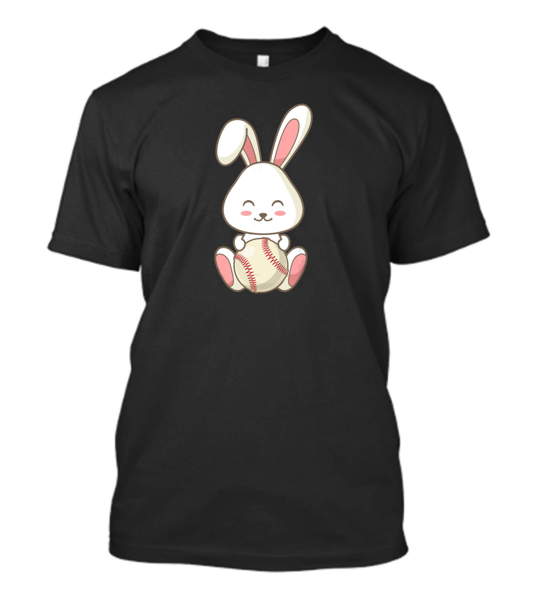 Easter Bunny Baseball Ball Easter Day Cute Rabbit T-Shirt