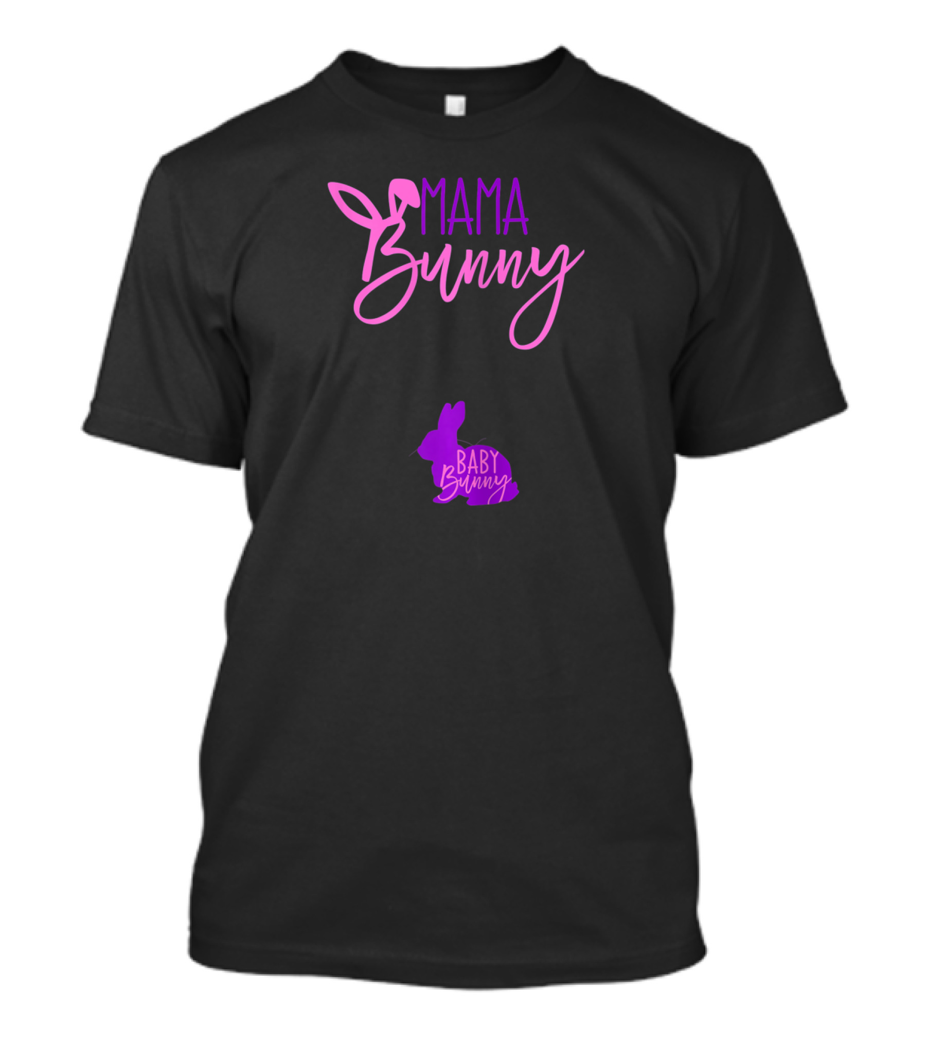 MAMA BUNNY Baby Bunny Pregnant Lady Easter Pregnancy Mama T-Shirt