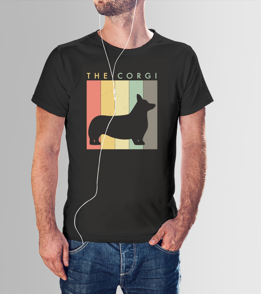 The Corgi Retro Vintage Dog T-Shirt