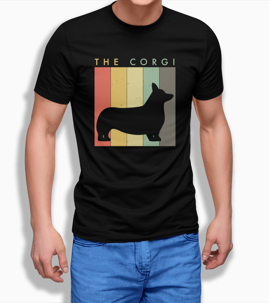 The Corgi Retro Vintage Dog T-Shirt