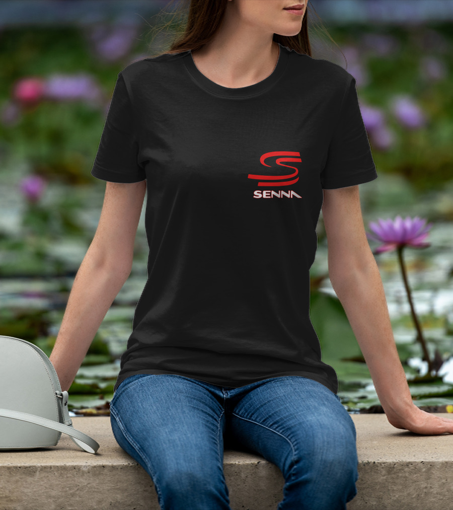 Thank You Ayrton Senna Da Silva Iconic Red S Logo Senna T-Shirt
