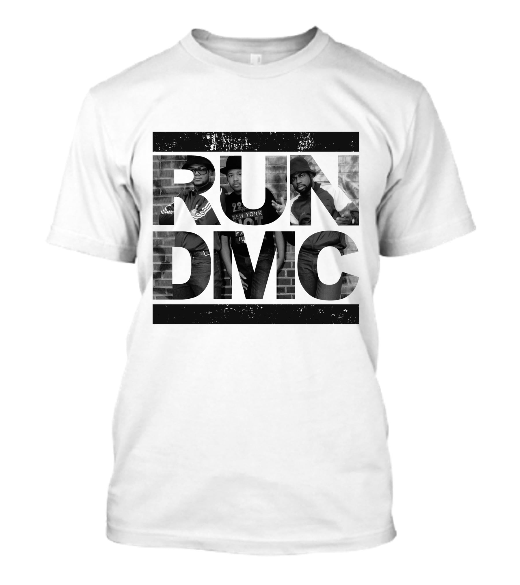 Run DMC Black And White Portrait 46 T-Shirt