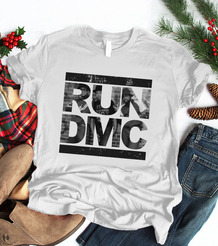 Run DMC Black And White Portrait 46 T-Shirt