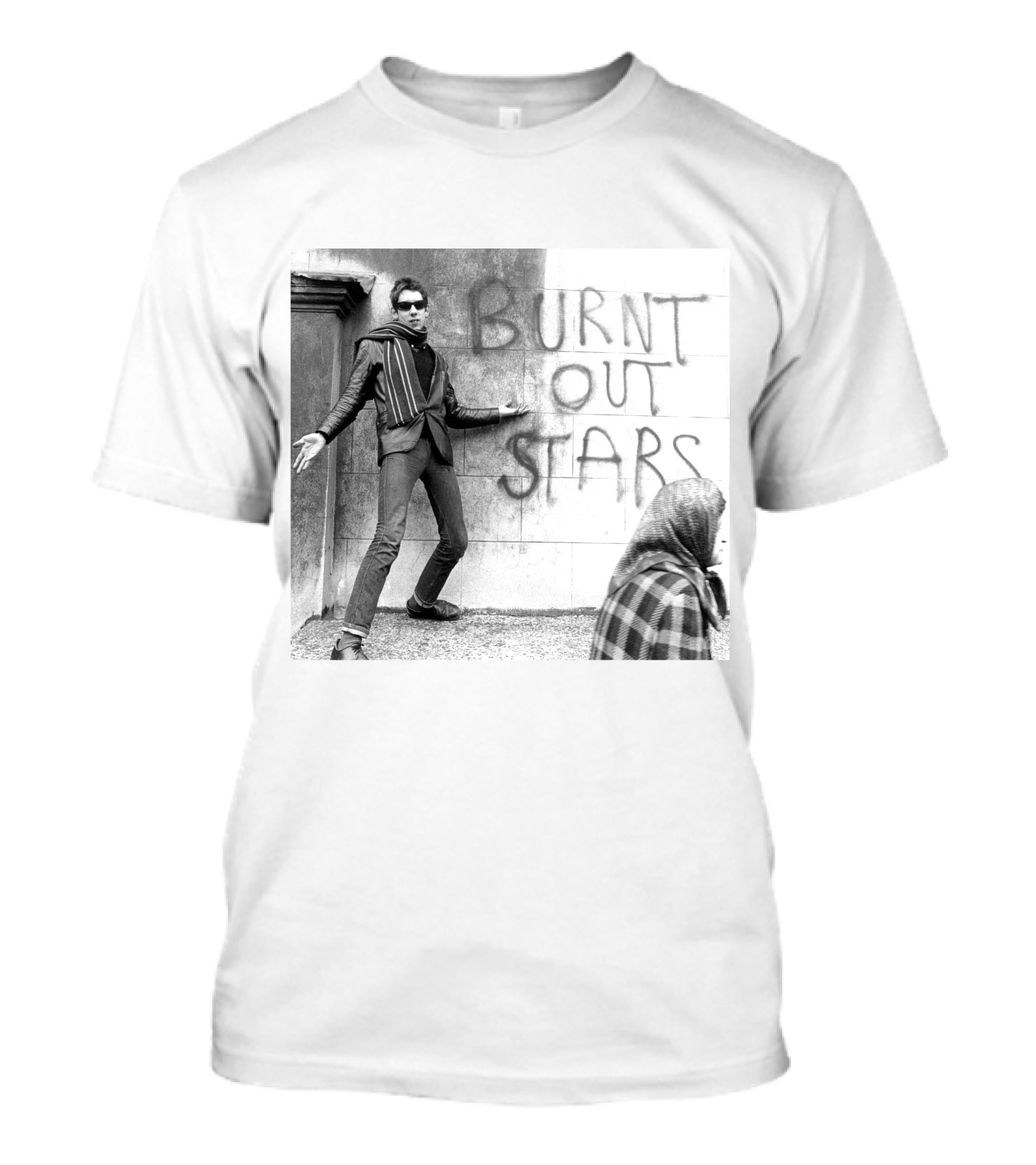 Shane Macgowan Burnt Out Stars Graffiti Photography T-Shirt
