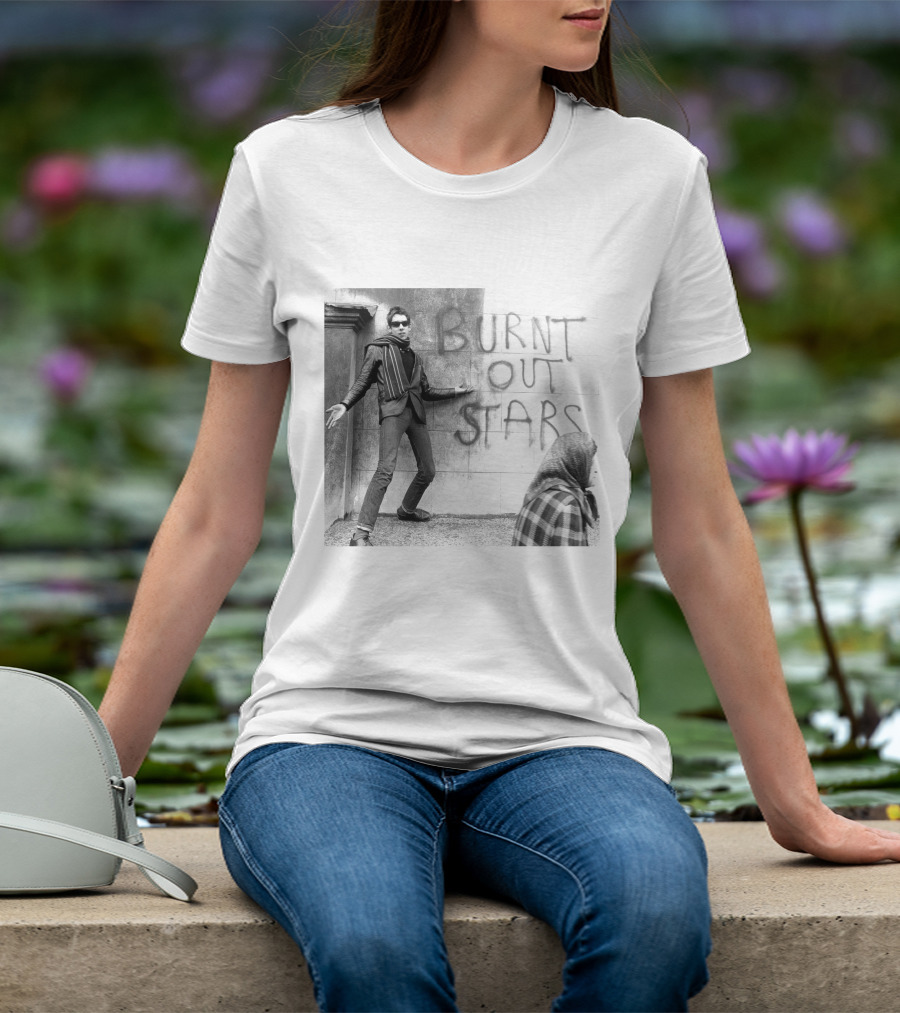 Shane Macgowan Burnt Out Stars Graffiti Photography T-Shirt