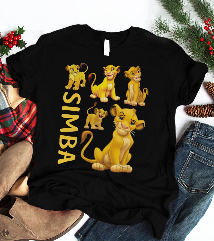 Simba Lion King Character Expressions Compilation T-Shirt