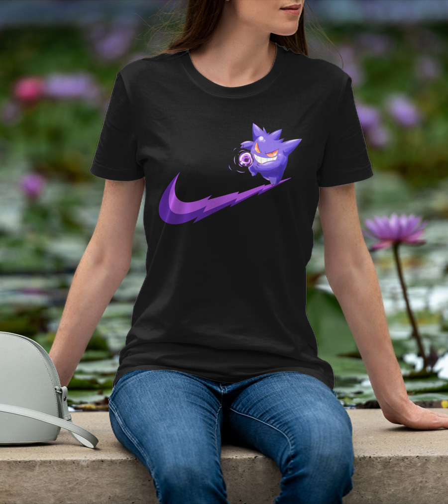 Gengar Ghost Type Nike Crossover T-Shirt