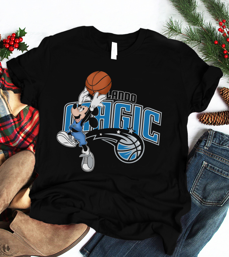 Mickey Orlando Magic Basketball T-Shirt