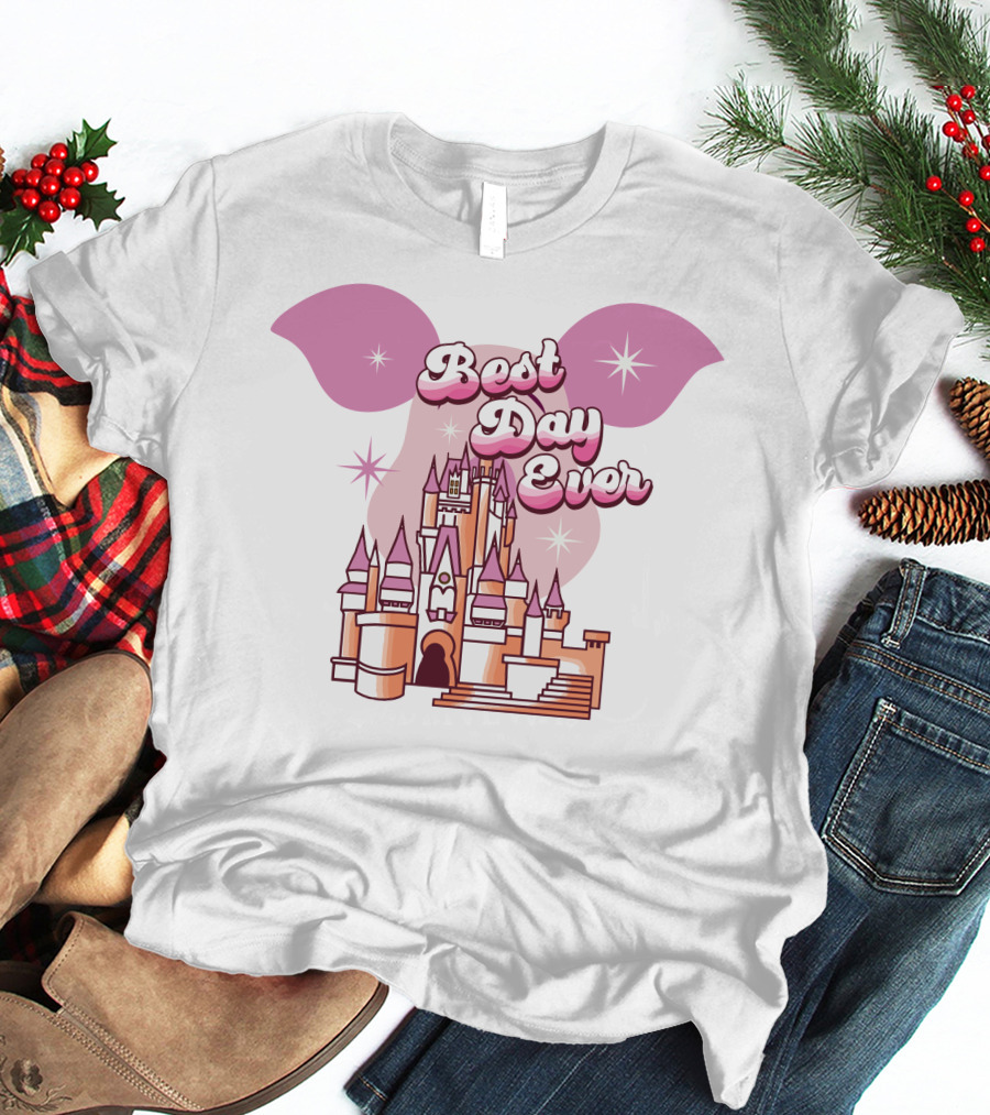 Best Day Ever Piglet Ears Castle Magic Stars T-Shirt