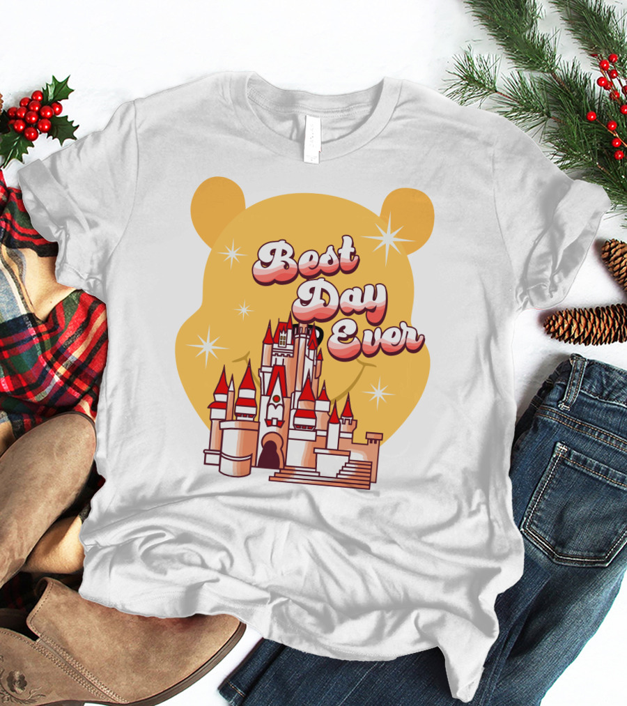 Best Day Ever Pooh Castle T-Shirt