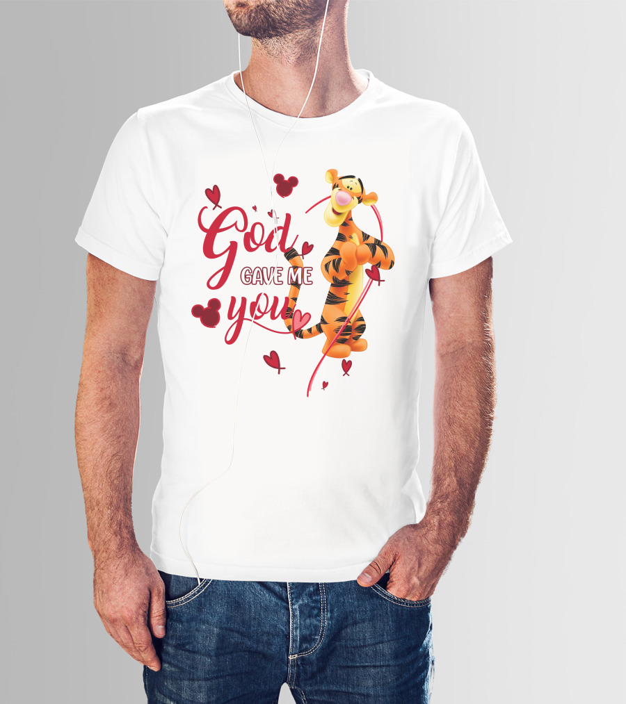 God Gave Me You Tigger Hearts Disney T-Shirt